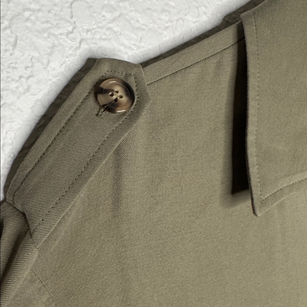 L'Academie Dylan Romper Olive Button Front Long Sleeve Pockets Sz S Streetwear - Picture 5 of 13